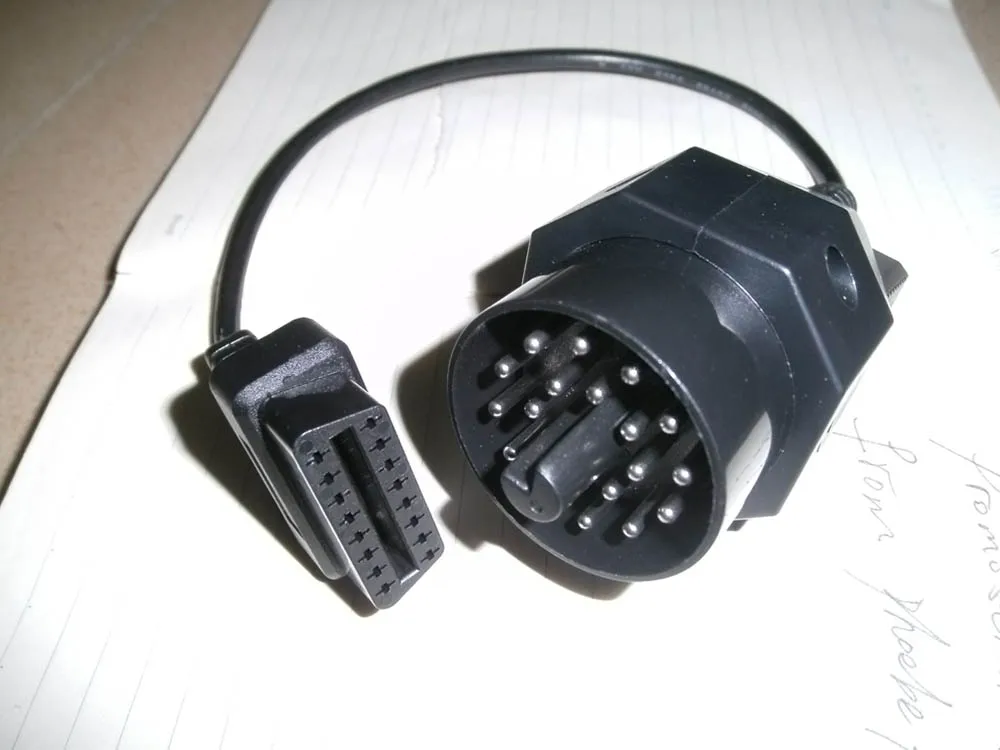 Оптовая продажа 100 шт. OBDII OBD2 круглый диагностический разъем кабель сканер