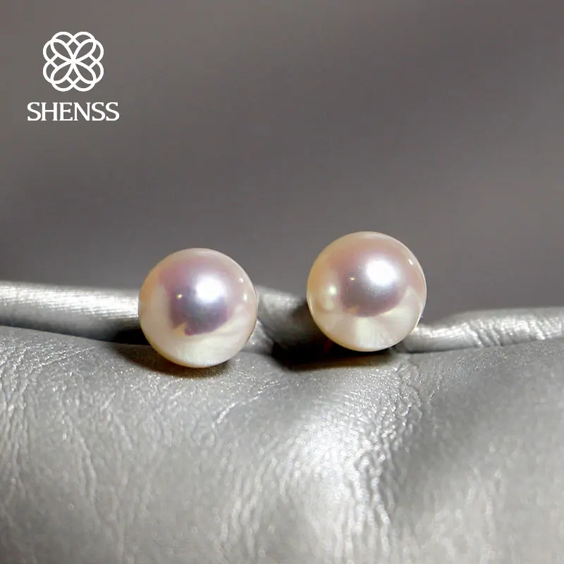 Женские жемчужные серьги SHENSS Akoya оригинальные Элегантные классические