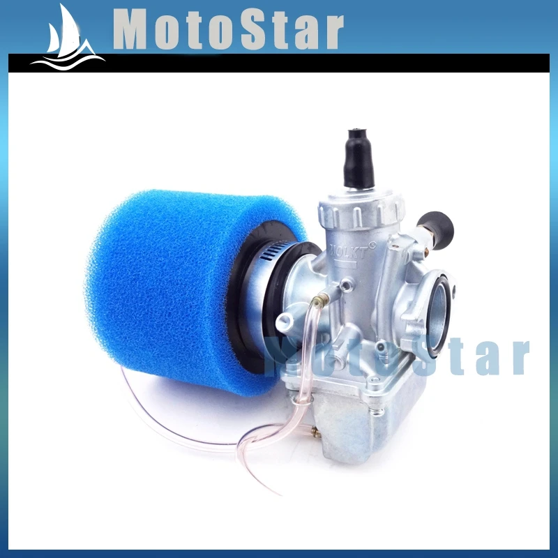 Карбюратор Molkt 26 мм Carb + синий воздушный фильтр 45 для Lifan YX 125cc 140cc 150cc CRF50 китайский