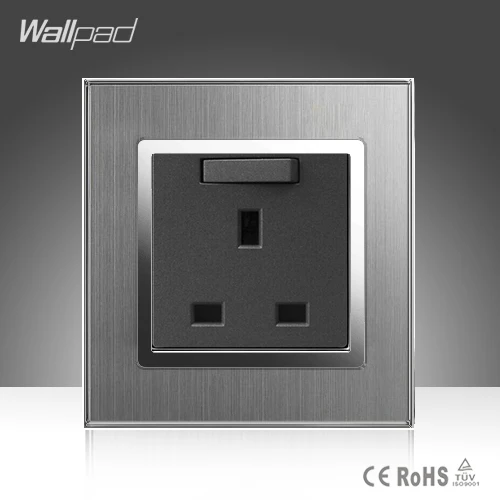 Высококачественная настенная розетка Wallpad 13A британский стандарт роскошная из