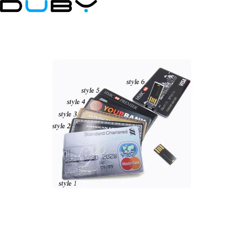 Лидер продаж USB флеш-накопитель в форме банковской кредитной карты 8 ГБ 16 32 64