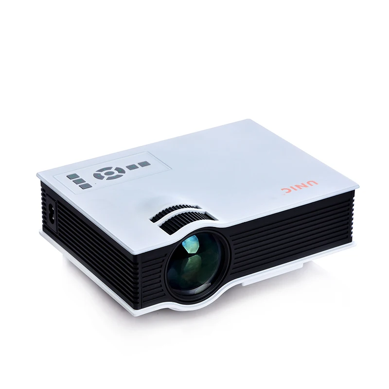 Мини из светодиодов пико портативный proyector оригинальный UC40 + проектор входного