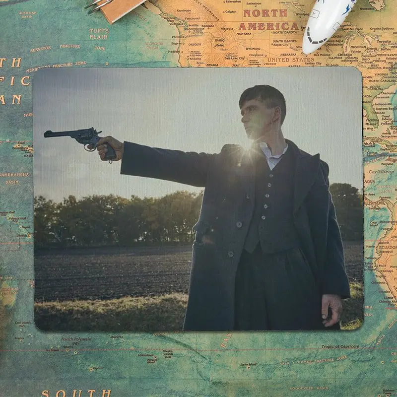 Резиновый прочный Настольный коврик для мыши MaiYaCa Tommy Shelby Peaky Blinders размер игровых