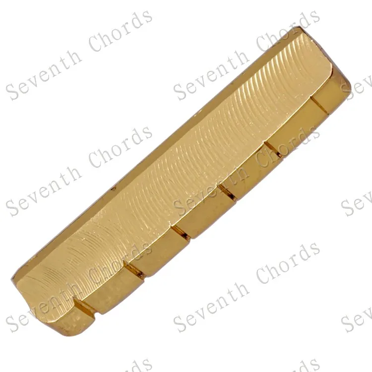 6 String Slotted Brass Nut for LP Electric Guitar . Size 43 x 8-7.5mm or 42 choose | Спорт и развлечения