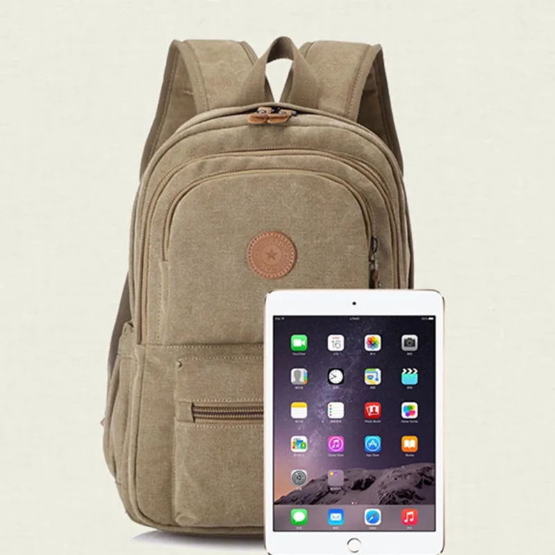 vintage canvas backpack women men large capacity school bags collage student travel designer laptop backpacks mochila | Багаж и сумки