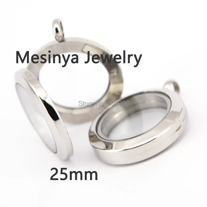 10 шт. медальон из нержавеющей стали 25 мм|glass lockets|floating lockets stainless steellocket glass |