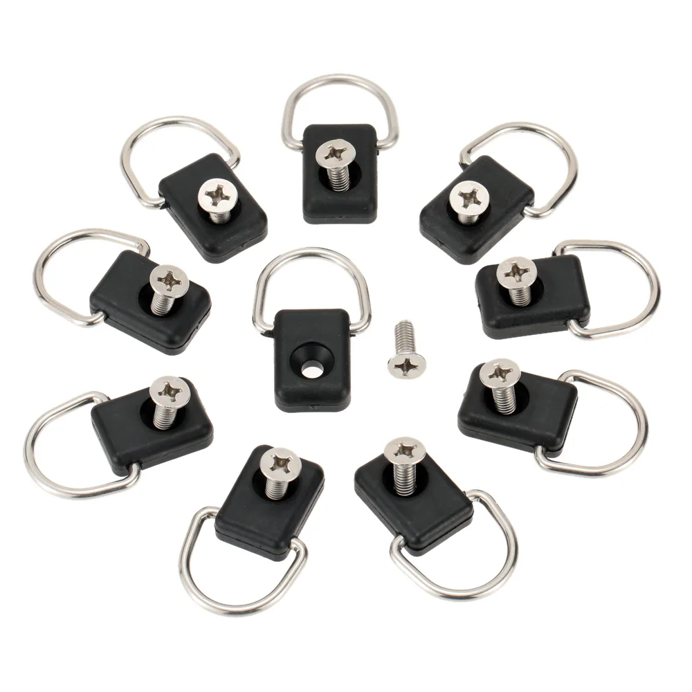 10 шт. каноэ байдарка кольцо в виде буквы D оснащение для рыбалки такелаж комплект