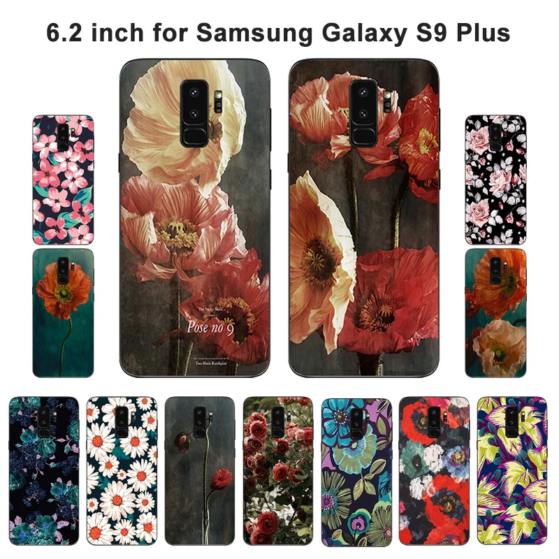 Чехлы для телефонов Samsung Galaxy S9 Plus 6 2 дюйма красивые окрашенные чехлы из ТПУ мягкие