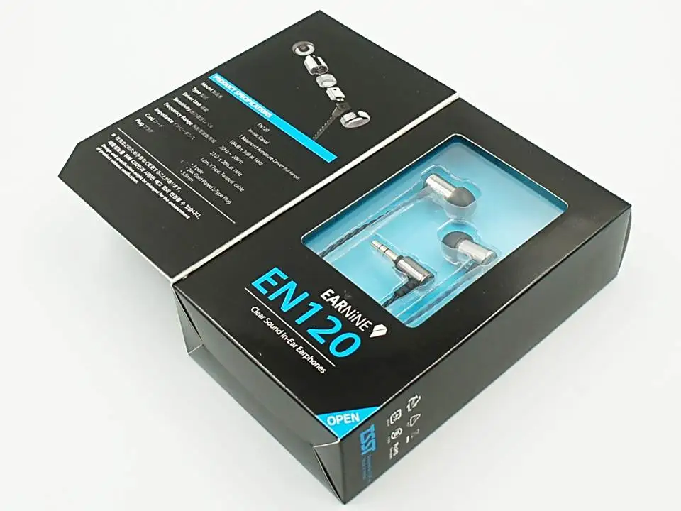 EARNiNE EN120 1 сбалансированная арматура драйвер Высокая точность HiFi аудиофиловые наушники-вкладыши