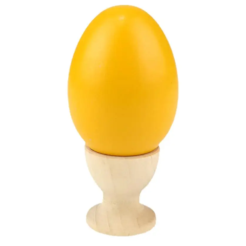 5 шт Детские картины Сделай сам деревянный цвет яйцо игрушка пасхальное