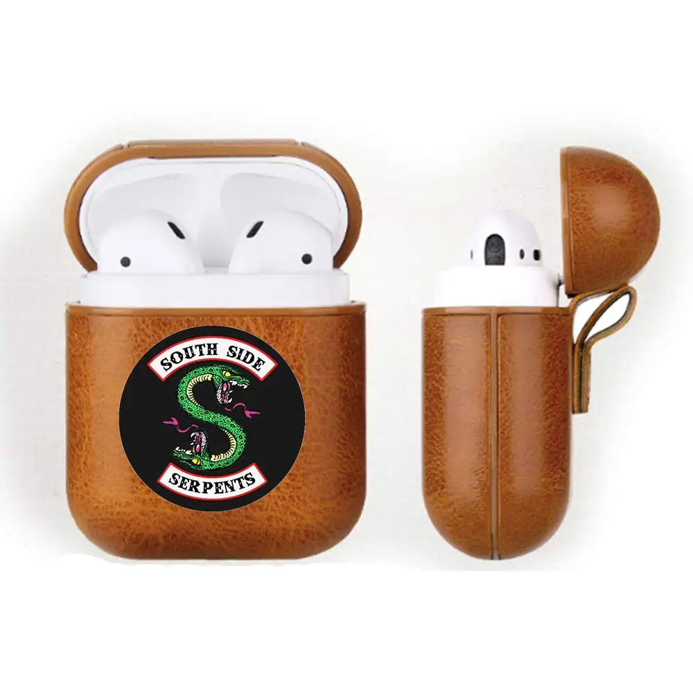 SingFly ривердейл Арчи Эндрюс ПУ кожа Airpods чехол Bluetooth гарнитура защитный для Apple