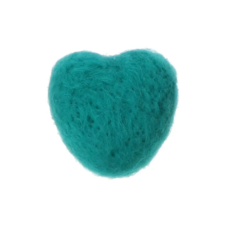 Небесно-голубой Новорожденный фотографии Felt Love Форма реквизит крошечные для маленьких девочек мальчиков фотосессии ручной чувствовал сердце Форма d реквизит - Цвет: Небесно-голубой