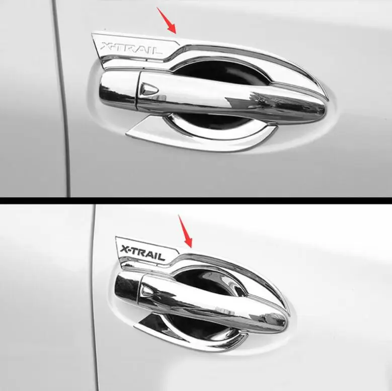 Хромированная накладка на дверную ручку из АБС пластика аксессуары для Nissan X trail