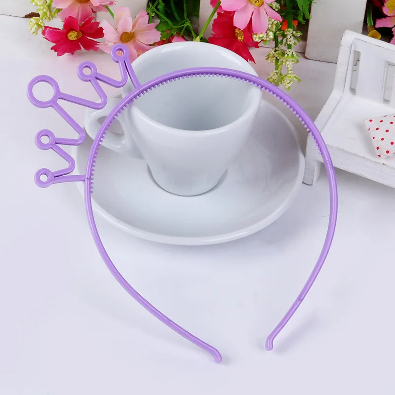 100 шт./лот 0 6 см ABS тиара в виде короны Повязка на голову повязка с платье принцессы