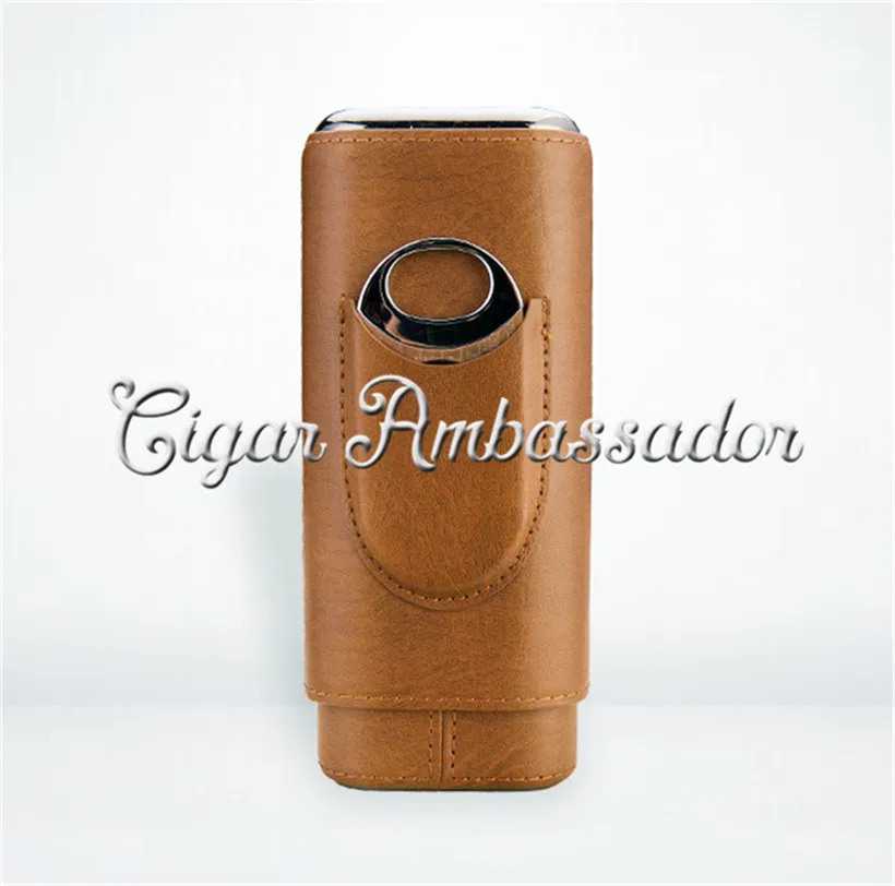 Высокое качество Lubinski Портативный путешествия кедрового дерева внутри кожа