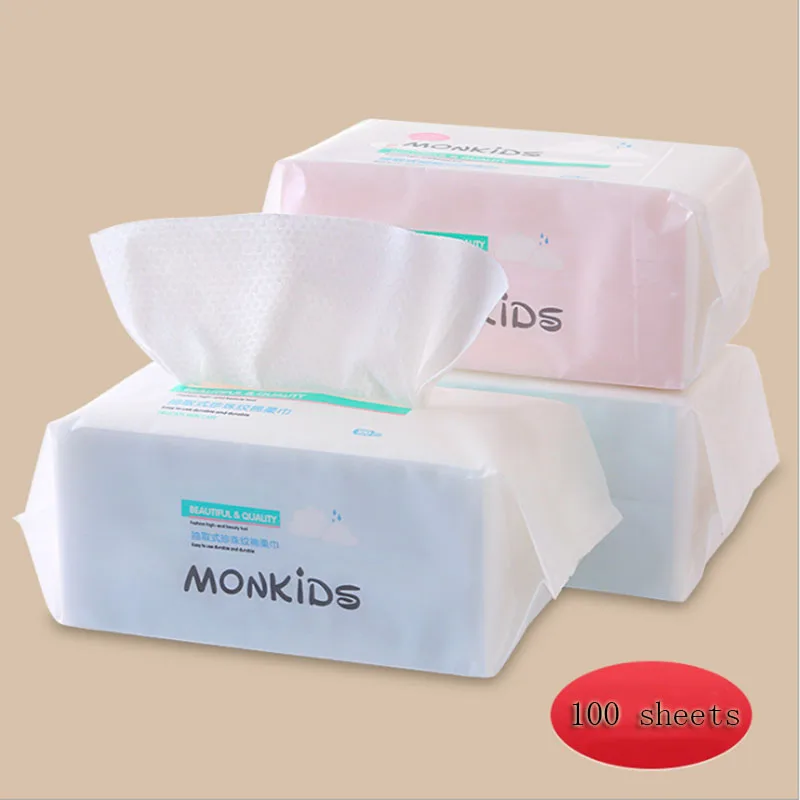 Одноразовые полотенца для лица 100% хлопок Экономичные и практичные хлопковые