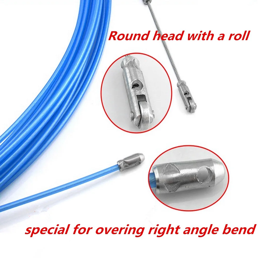 Electrician Tape Conduit Ducting Cable Puller Tools Wheel Pushing for Wiring Installation HYD88 | Инструменты