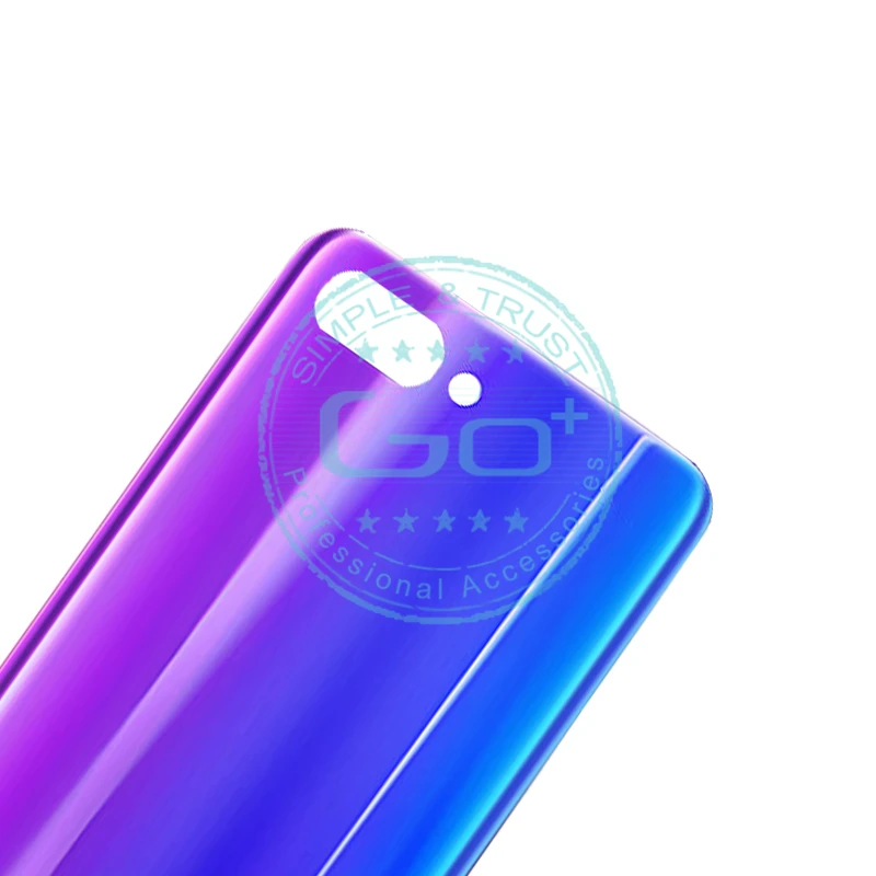 Для huawei Honor 10 задняя крышка стекло+ пластик для Honor 10 Задняя крышка батареи задняя крышка Корпус Дверь Замена Ремонт Запасные части