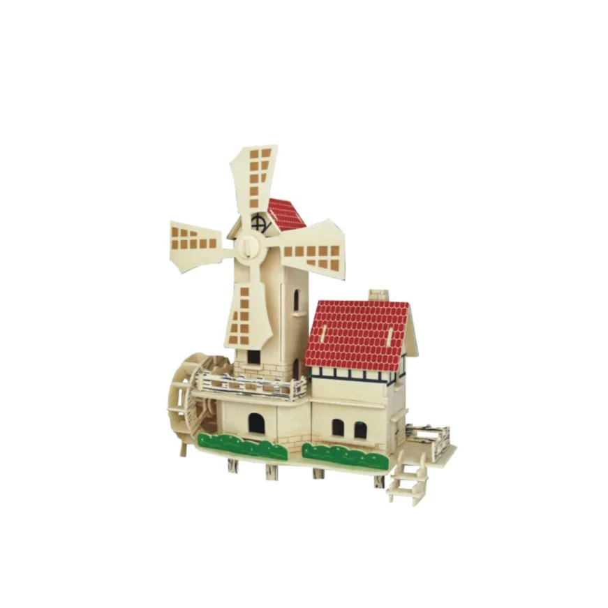 Chanycore детская развивающая деревянная игрушка 3D головоломка для строительства