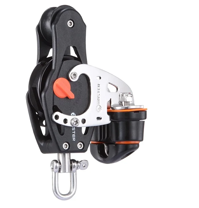 Парусник Dinghy 40 мм 1 9/16 дюймовый храповик один Поворотная скоба, скрипка, Fairlead зажимы блок маленькая лодка блок мастер RA-0421F