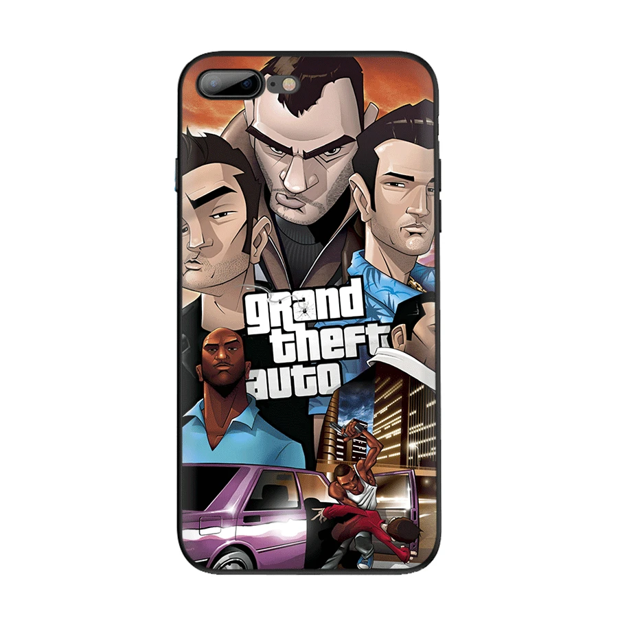 B5 Мобильный телефон сотовый Чехол для iPhone 6 6s 7 8 Plus iPhone 11 Pro X XS XR Max 5 5S SE чехол rockstar gta 5 Чехол - Цвет: B5