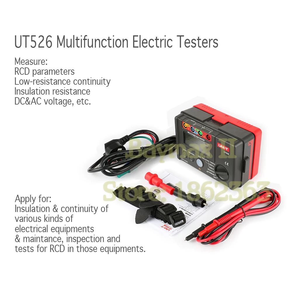 Цифровой мультиметр UNI T UT526 тестер электрической изоляции|uni-t ut526|insulation testerdigital