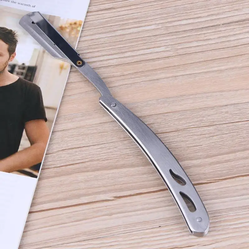 Инструмент из нержавеющей стали держатель для бритвы лезвия прямой инструмент