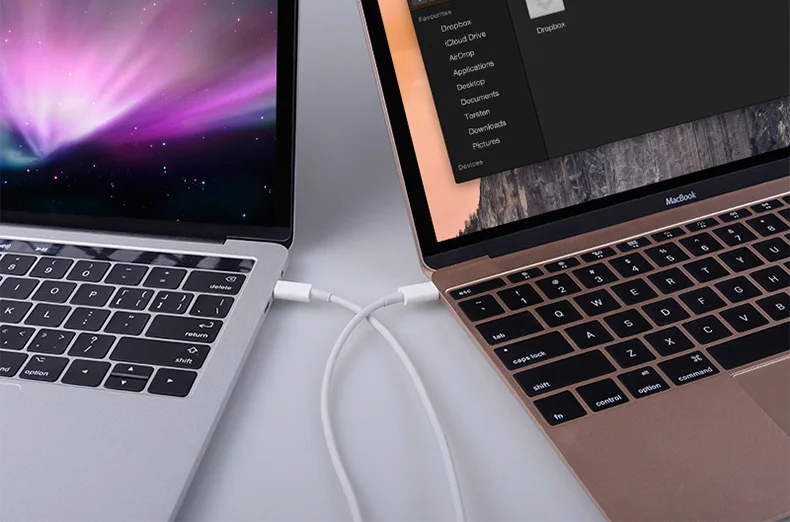 Кабель Robotsky usb c на usb-c, 3А PD, быстрая зарядка, type c на type-c, штекер для samsung S8 S9, Macbook, кабель для синхронизации данных, зарядный кабель