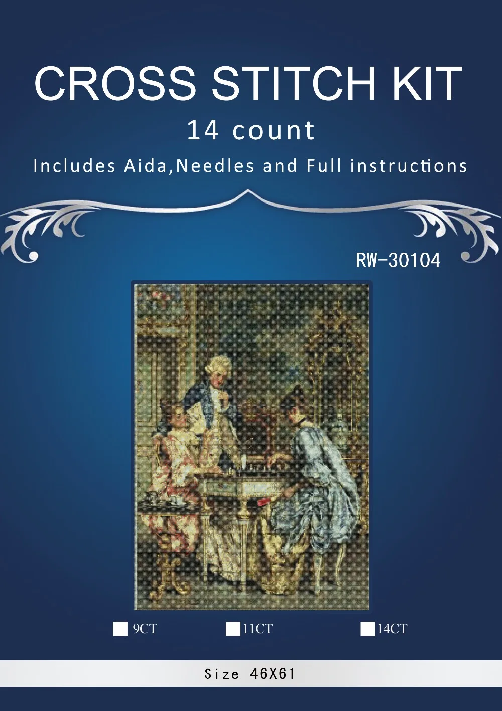 Высокое качество Прекрасный Горячая Продажа Счетный крест стежка набор старый мир праздник украшения