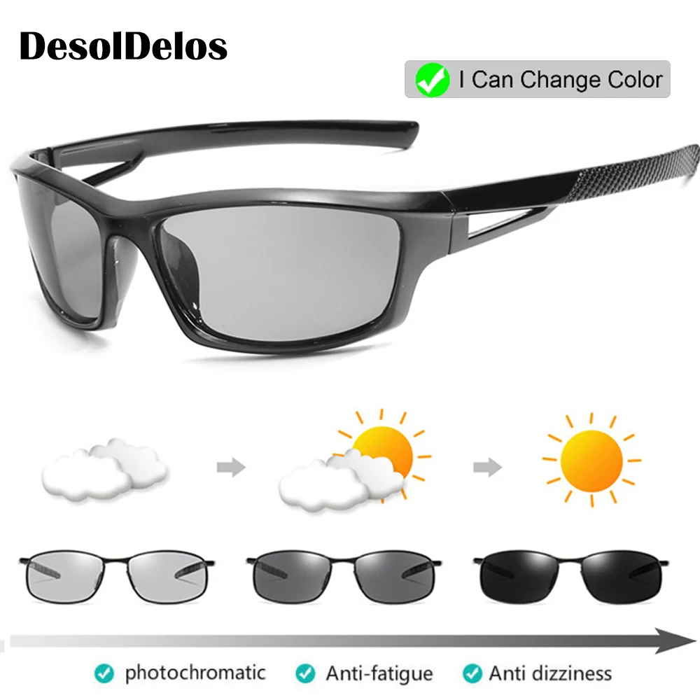 2019 Лидер продаж! Вождения поляризованный фотохромный солнцезащитные очки Для