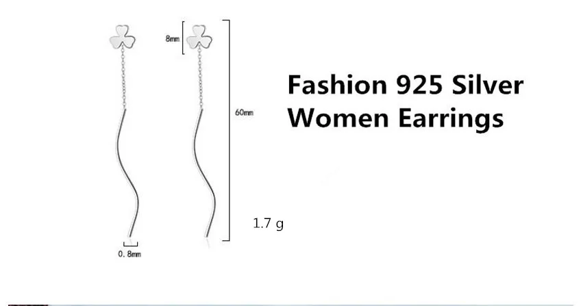 TJP новые модные серьги из стерлингового серебра 925 пробы для женщин вечерние