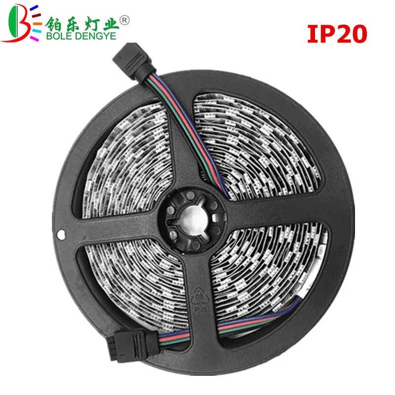 Only 5M RGB Strip SMD 5050 12 V 300 светодиодный s RGB лента 5 M 10 M 15 M не водонепроницаемый гибкий светодиодный свет полосы многоцветный светодиодное ленточное освещение+ контроллер - Испускаемый цвет: Only 5M RGB Strip