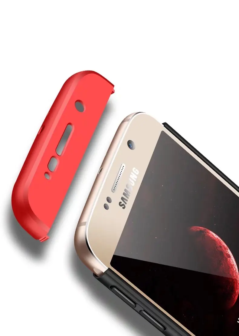 Mutouniao для Samsung Galaxy S7 360 противоударный защитный Пластик PC жесткий чехол полное