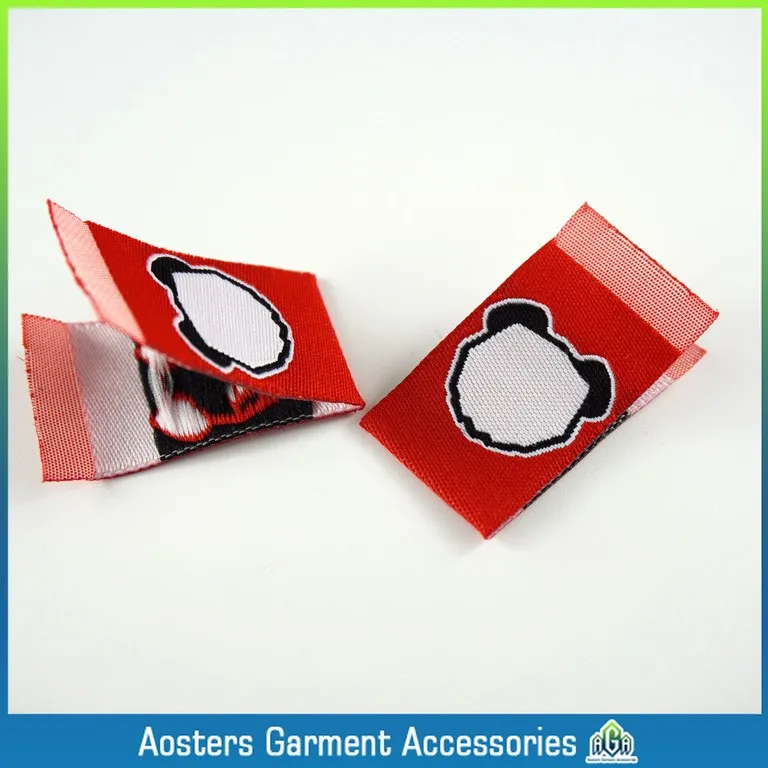 custom high quality colourful polyester clothing label free china post | Дом и сад