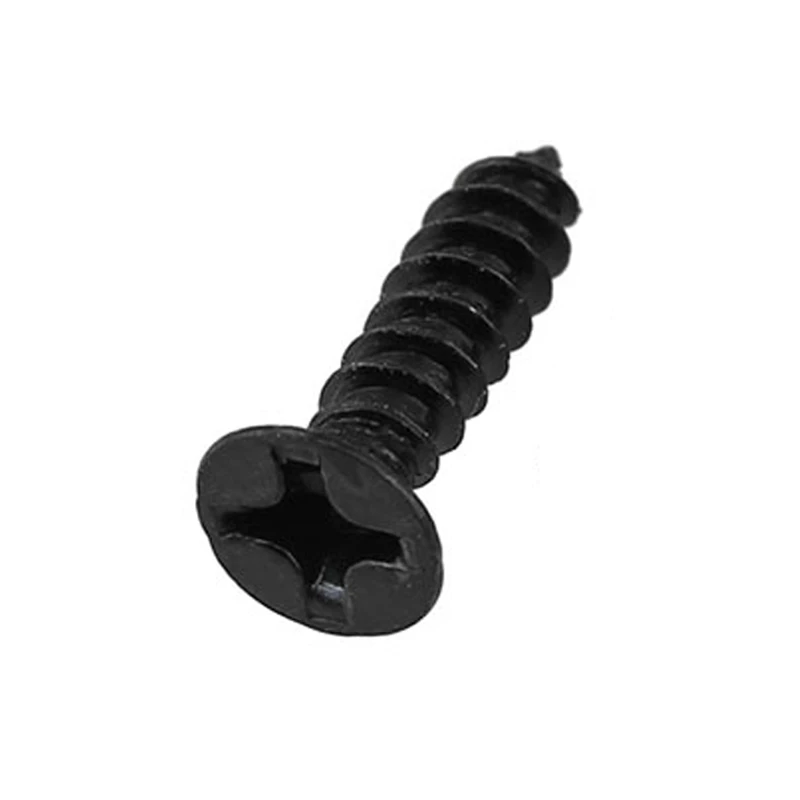 Винты M2mm * 4mm 5mm 6mm 8mm 10mm 12mm 1000pcs черные Серебряные металлические застежки