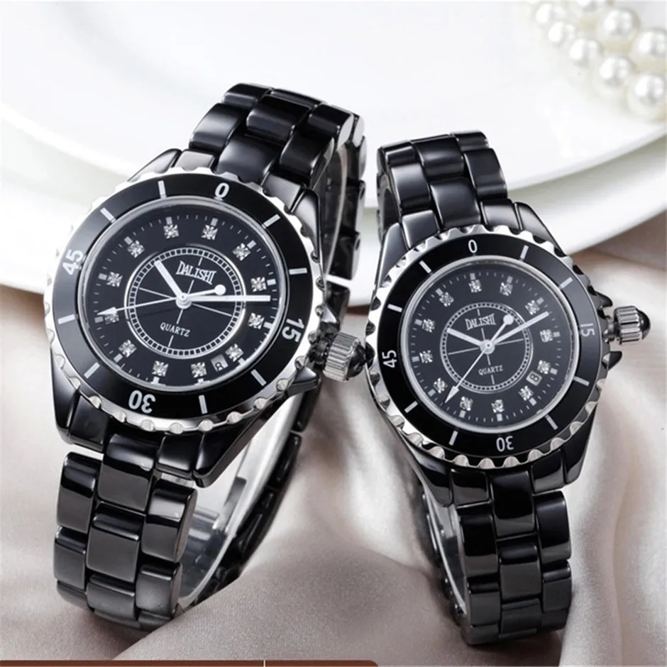 DALISHI бренд любителей кварцевые керамические часы элегантная женская обувь