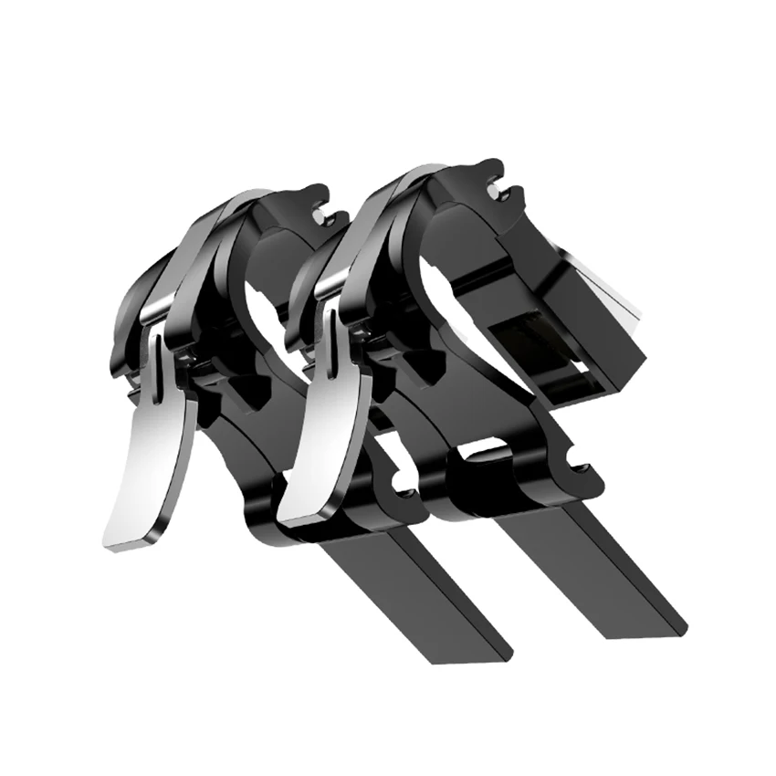 Black 1 пара PUBG мобильный геймпад триггер игра огонь кнопка телефон джойстик шутер телефон игровой контроллер для IPhone 5S 6 7 X для Xiaomi8 - Цвет: Black