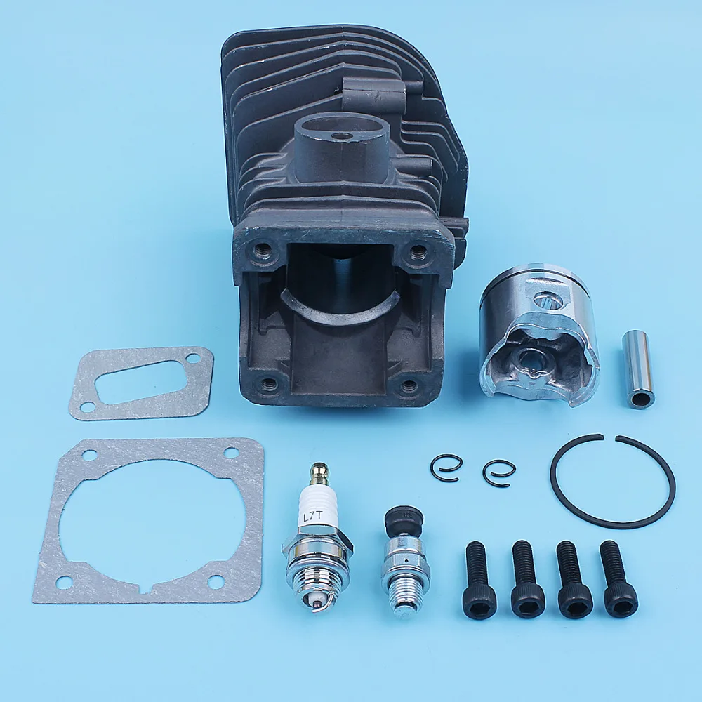 

40mm Cylinder Piston Kit For Husqvarna 340 345 E Jonsered 2141 2145 Chainsaw Nikasil Coated Plated Decompression