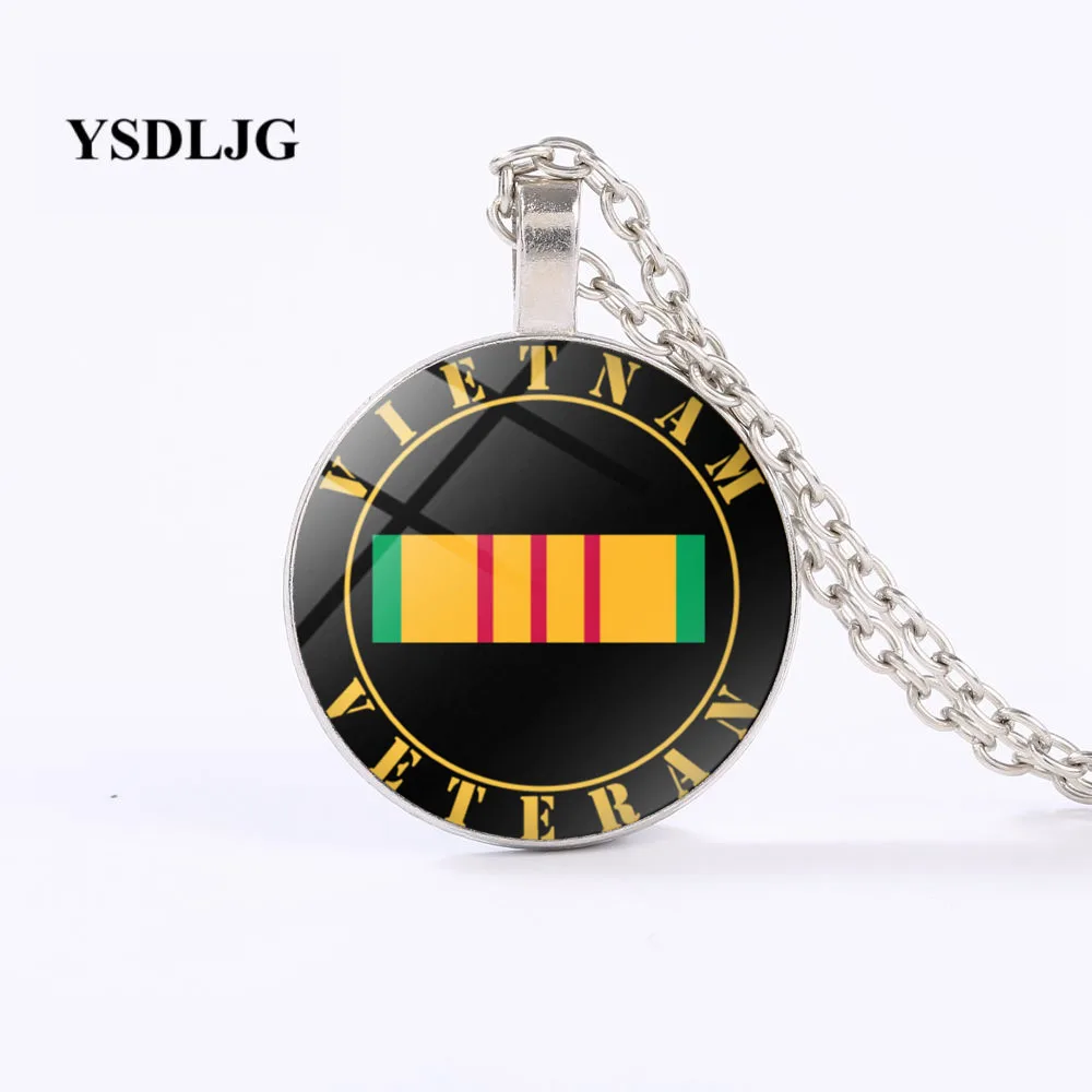 GDRGYB vietnam Veteran ожерелье-агент оранжевый Pow Миа-США ветераны армии Военная цепочка с