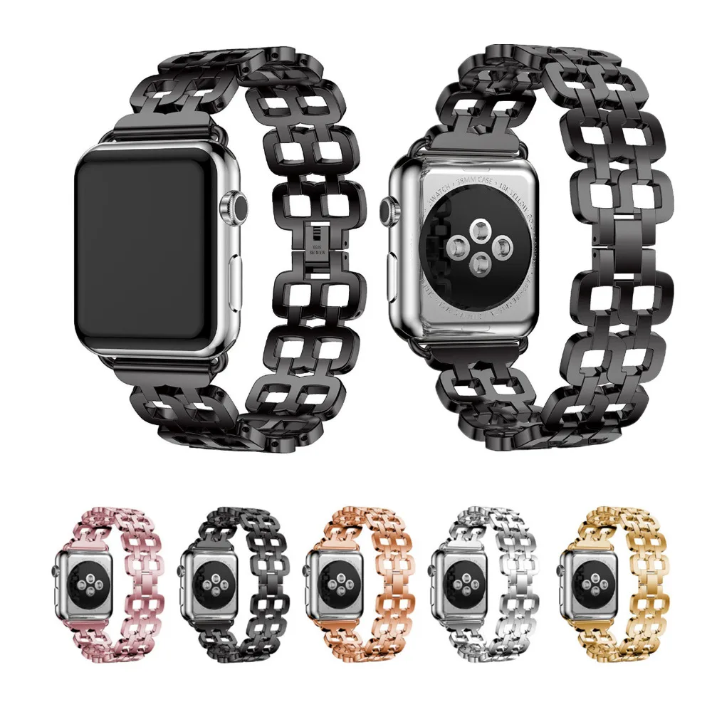 Ссылка браслет для apple watch ремешок 42 мм 38 из нержавеющей стали металлический