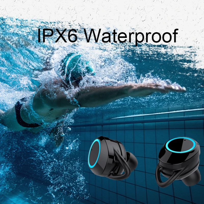 Беспроводные наушники YTOM с глубокими басами Bluetooth 5 0 водонепроницаемые вкладыши