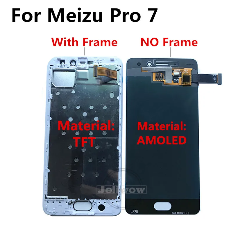 Для Meizu Pro 7 ЖК-дисплей с сенсорным экраном дигитайзер Замена для Meizu Pro 7 Pro7 ЖК-дисплей с рамкой M792M M792H
