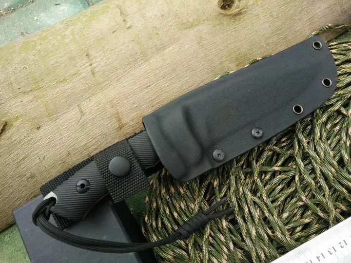 Высококачественный стальной прямой нож D2 охотничий высокой твердости уличный