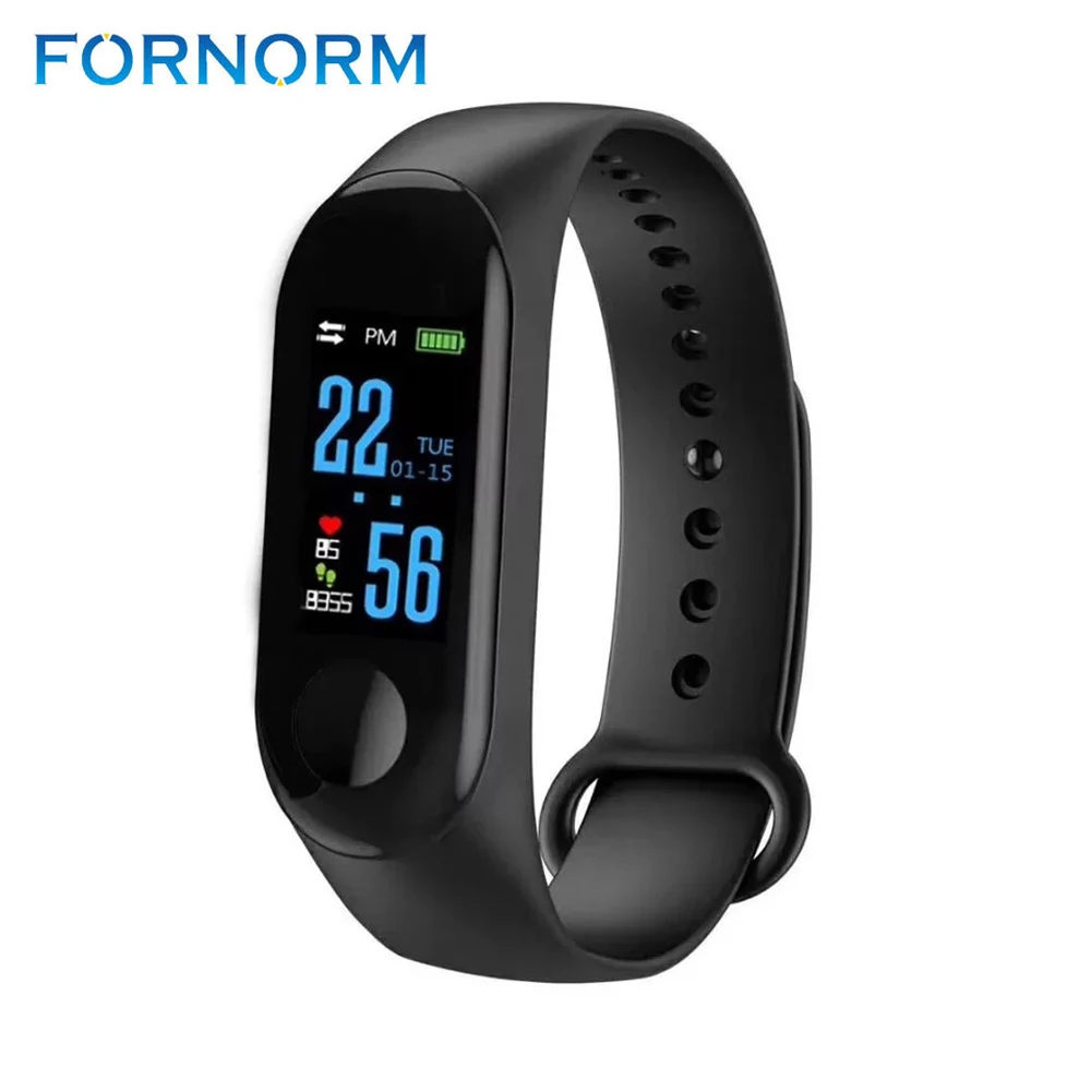Смарт часы FORNORM для мужчин и женщин спортивный фитнес браслет с HD экраном