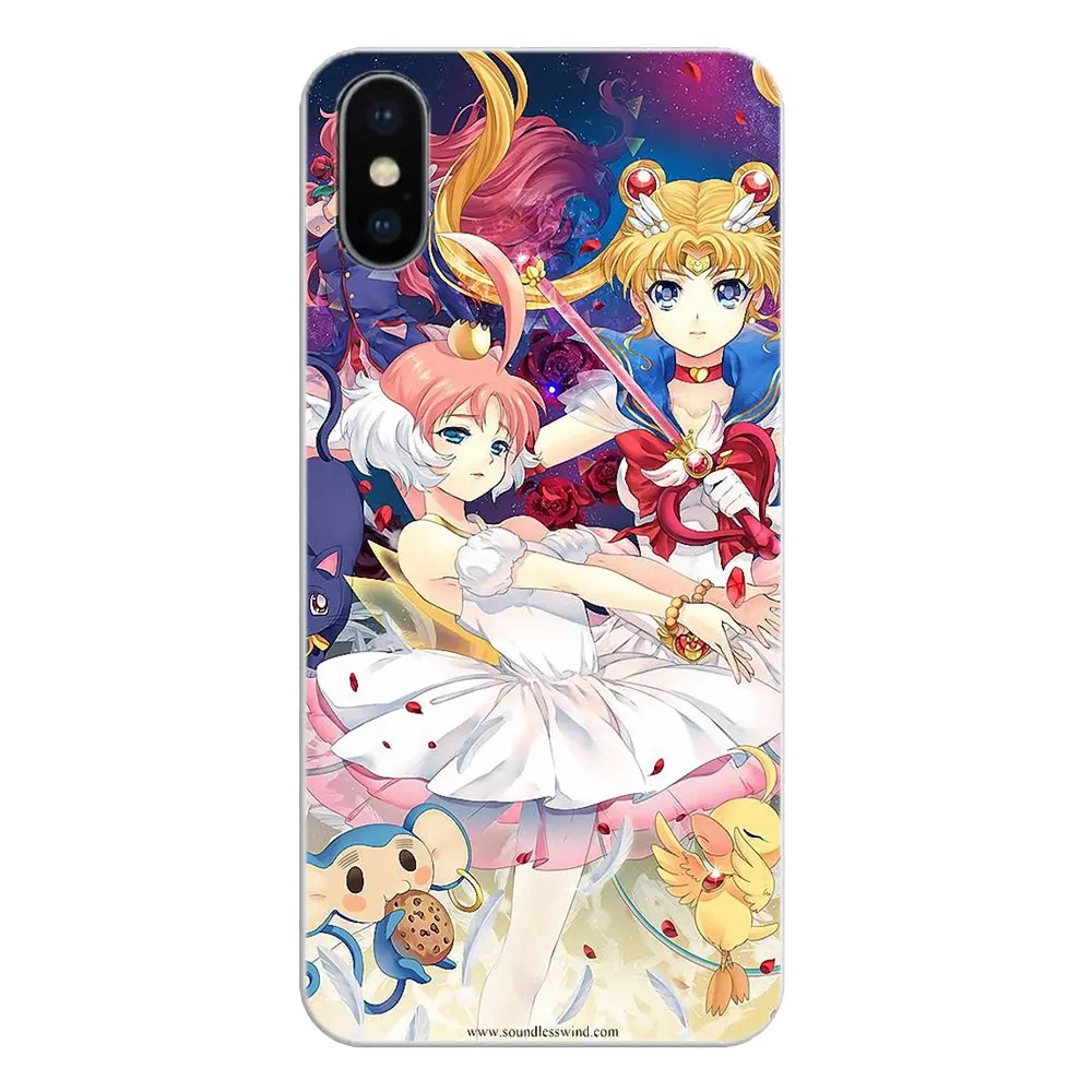 Transparent Soft Shell Covers Pink Sailor Moon Luna Cats Mercury Art For Motorola Moto X4 E4 E5 G5 G5S G6 Z Z3 G3 C Play Plus |