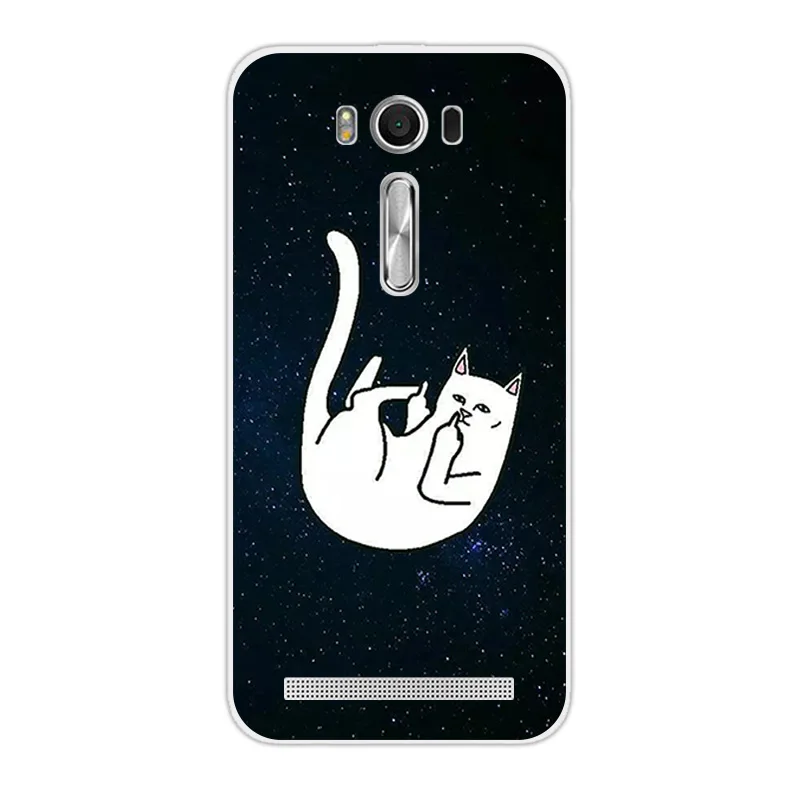 Для ASUS ZenFone 2 Laser ZE500KL чехол Dif Cat дизайнерский силиконовый чехол на заднюю панель для Funda Asus ZE500KL Phone Capa мягкий чехол из ТПУ