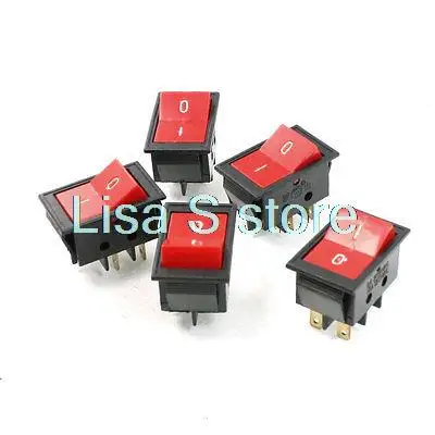 5 шт. AC 6A/250 В 10A/125 4 Pin SPDT ON/OFF O/F лодка кулисный переключатель|switch volume|boat stripesswitch saw |