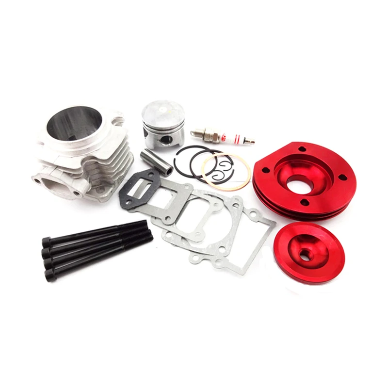 XLSION Aftermarket 44 мм цилиндр в сборе большой диаметр комплект 2 канавки для 47cc 49cc мини