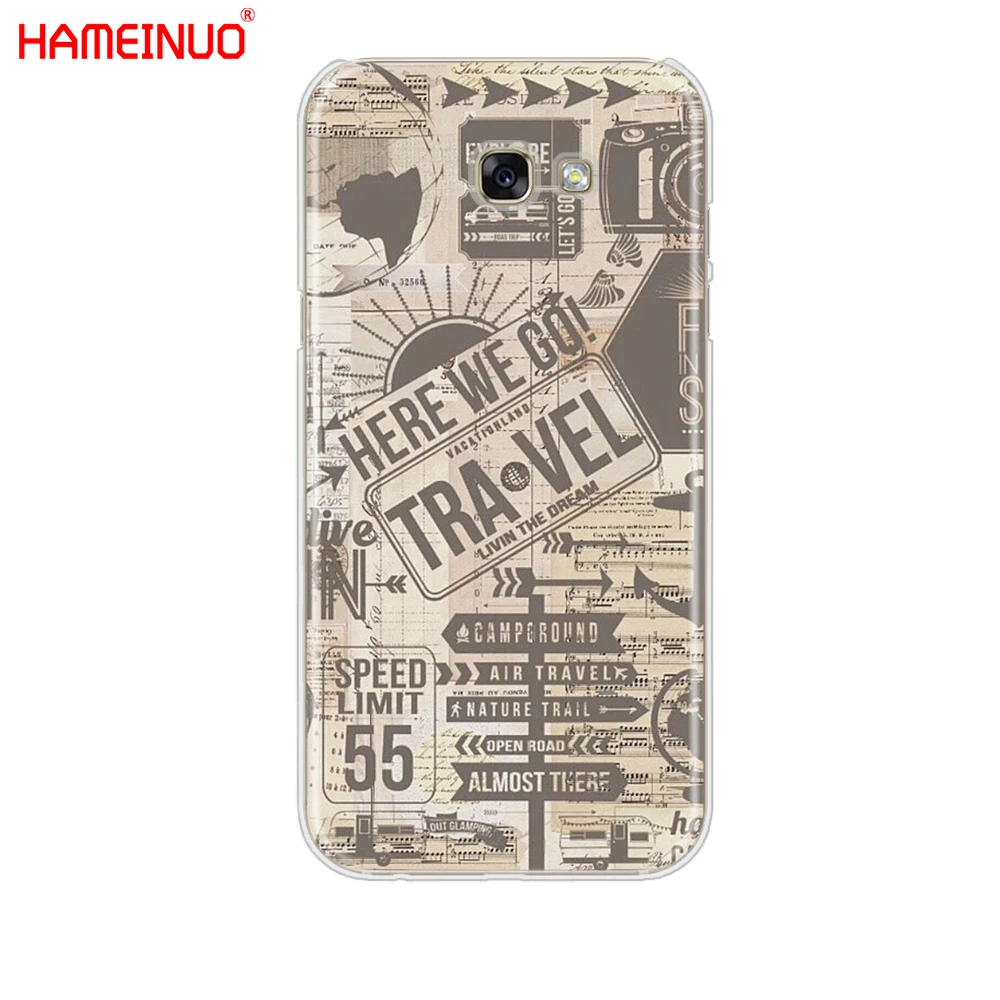 HAMEINUO карты мира планы путешествий чехол для мобильного телефона Samsung Galaxy A3 A310 A5 A510