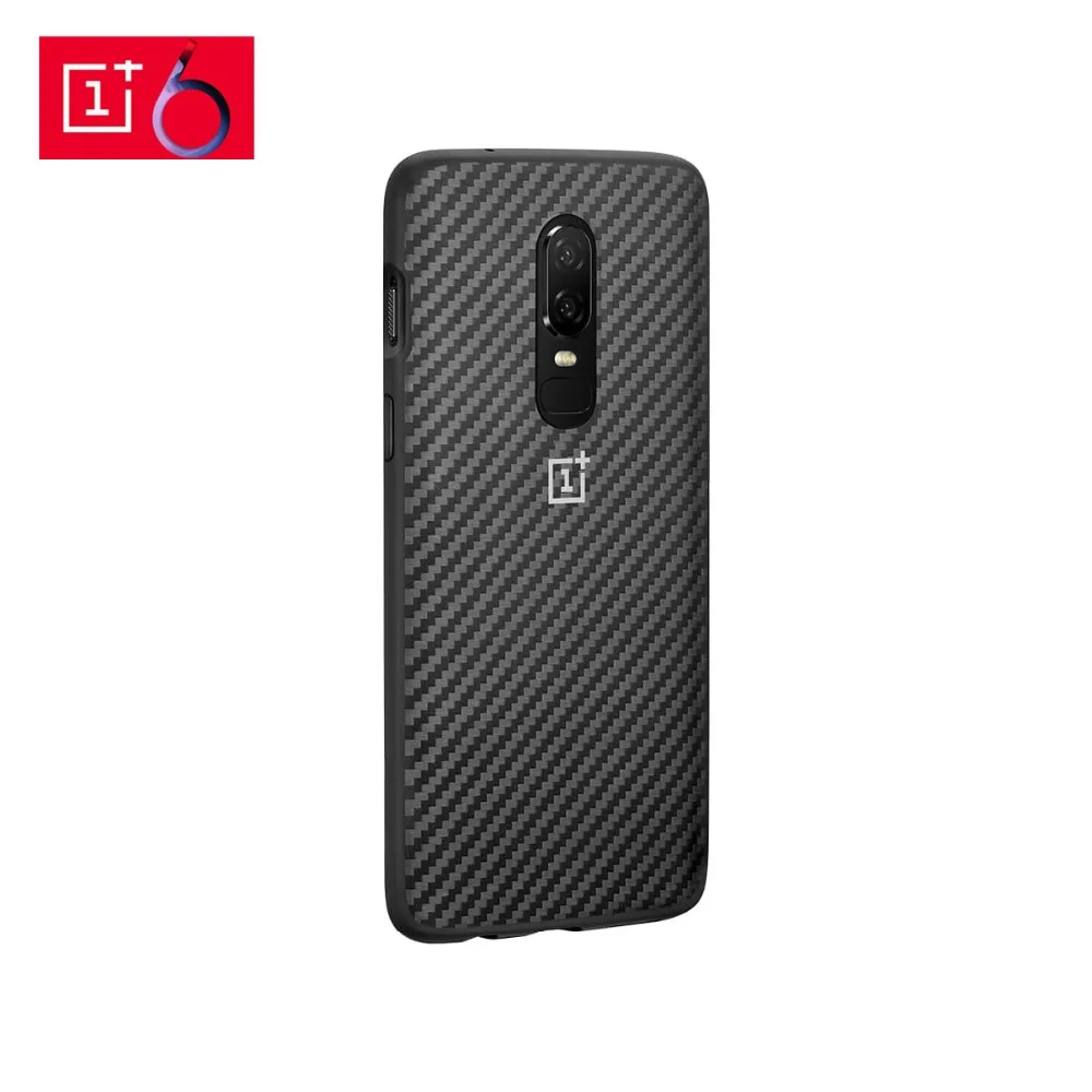 Чехол-бампер OnePlus 6 из нейлона+ PC Karbon Kevlar черного дерева+ TPU чехол One Plus 6 полная крышка защитный экран